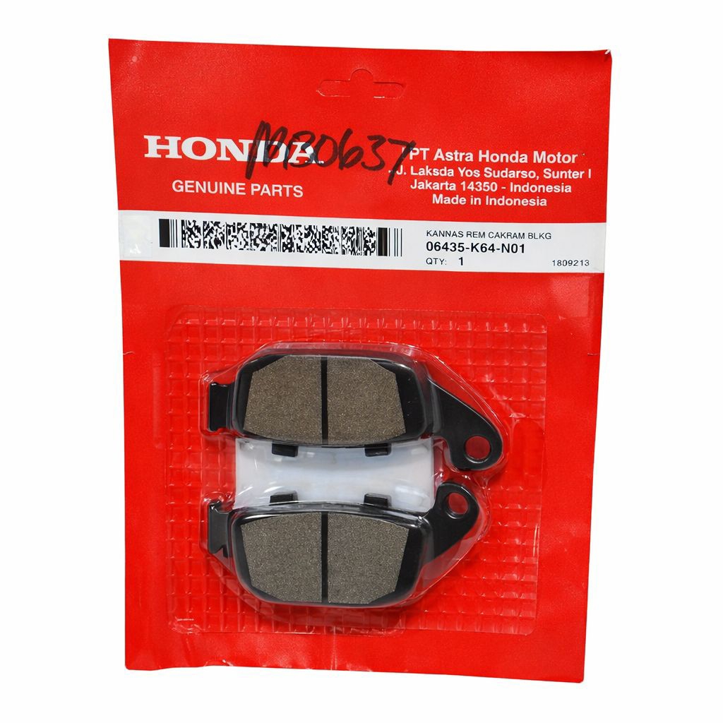 Kampas Rem Belakang (Pad Set RR) – CBR 250RR K64 CBR 250RR K64 (2016 - 2020)CBR 250RR K64J (2020 - 2