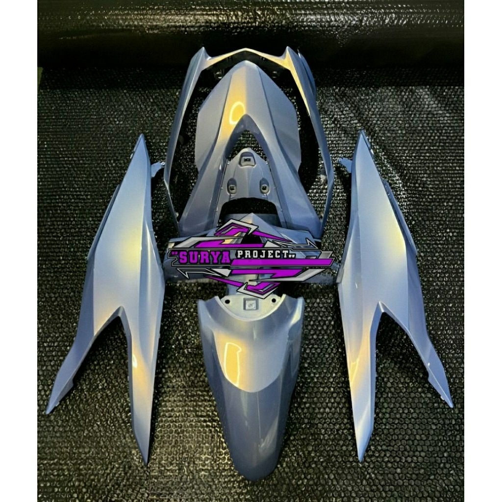 fullset body halus Honda beat deluxe/street warna dolphin blue