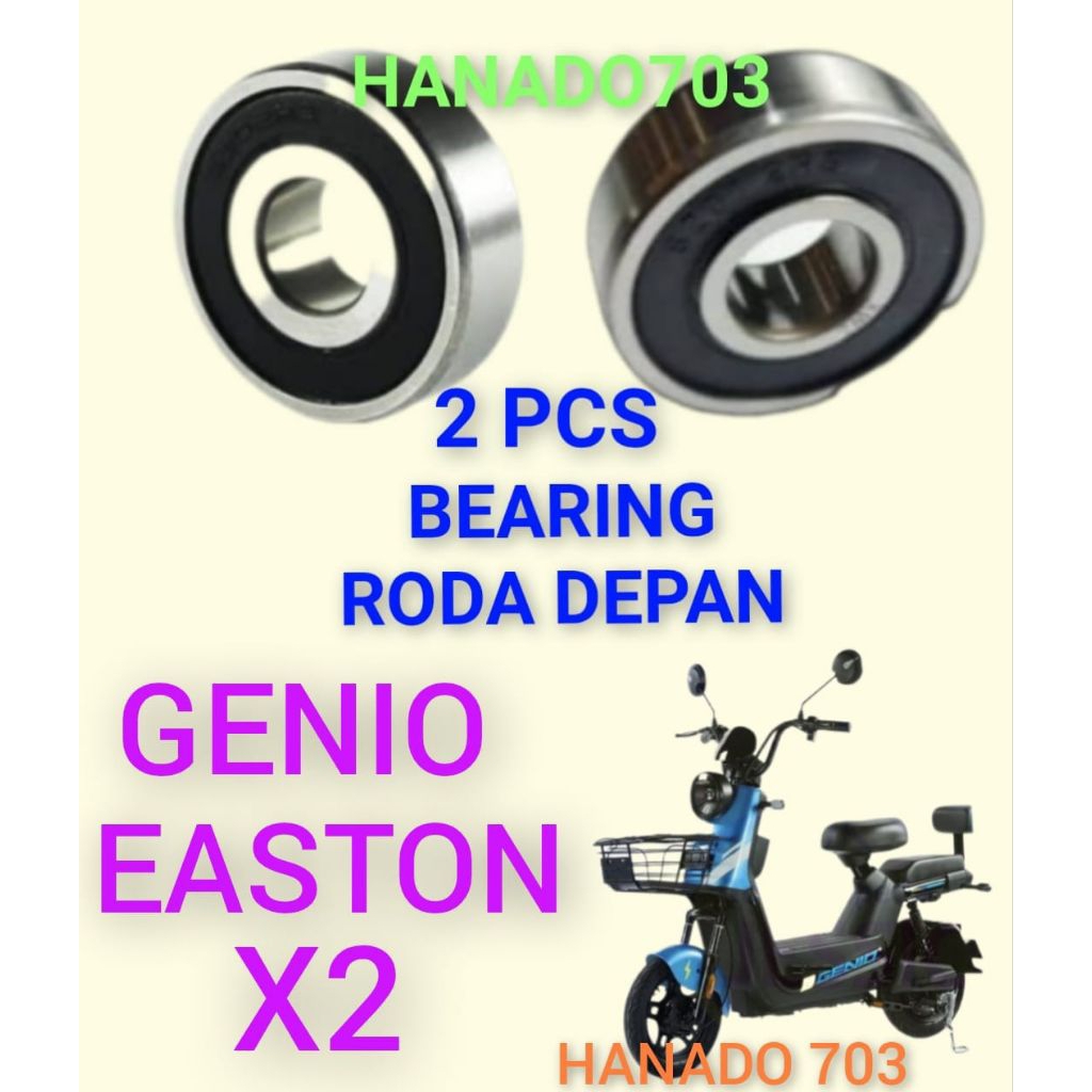 bearing roda depan sepeda listrik genio easton X2 laker klahar roda depan sepeda listrik genio easto
