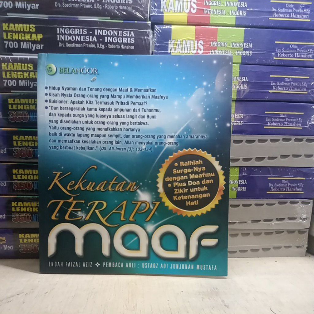 BUKI KEKUATAN TERAPI MAAF RAIH LAH SURGA NYA DENGAN MAAFMU PLUS DOA DAN ZIKIR UNTUK KETENANGAN HATI