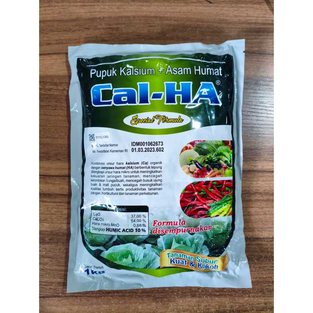 PUPUK KALSIUM ASAM HUMAT CALHA CAL-HA 1 KG Kalsium + Asam Humat