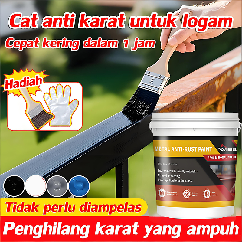 Pencegahan Karat 30 Tahun Cat Anti Karat  1000g, Anti Korosi Pencegahan Karat Penghilangan Karat Cep