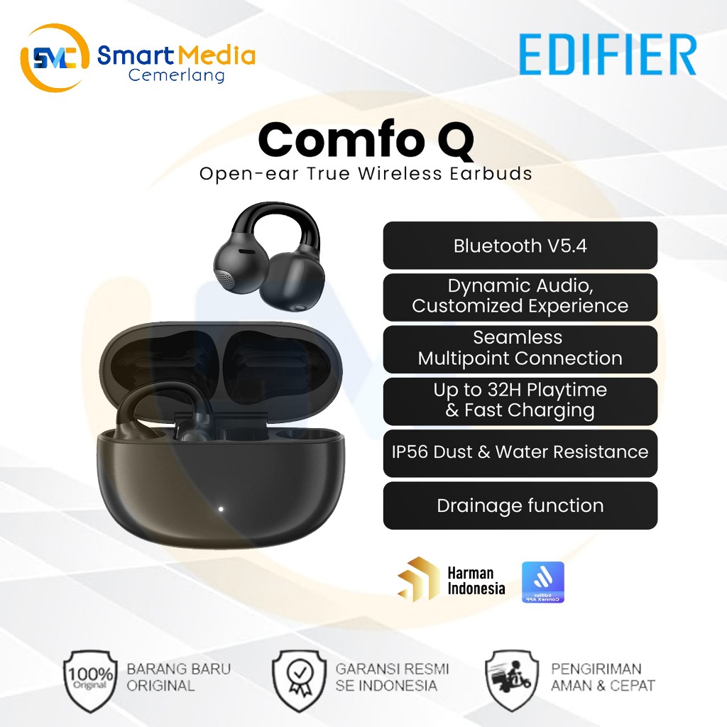 EDIFIER Comfo Q Open-ear True Wireless Earbuds