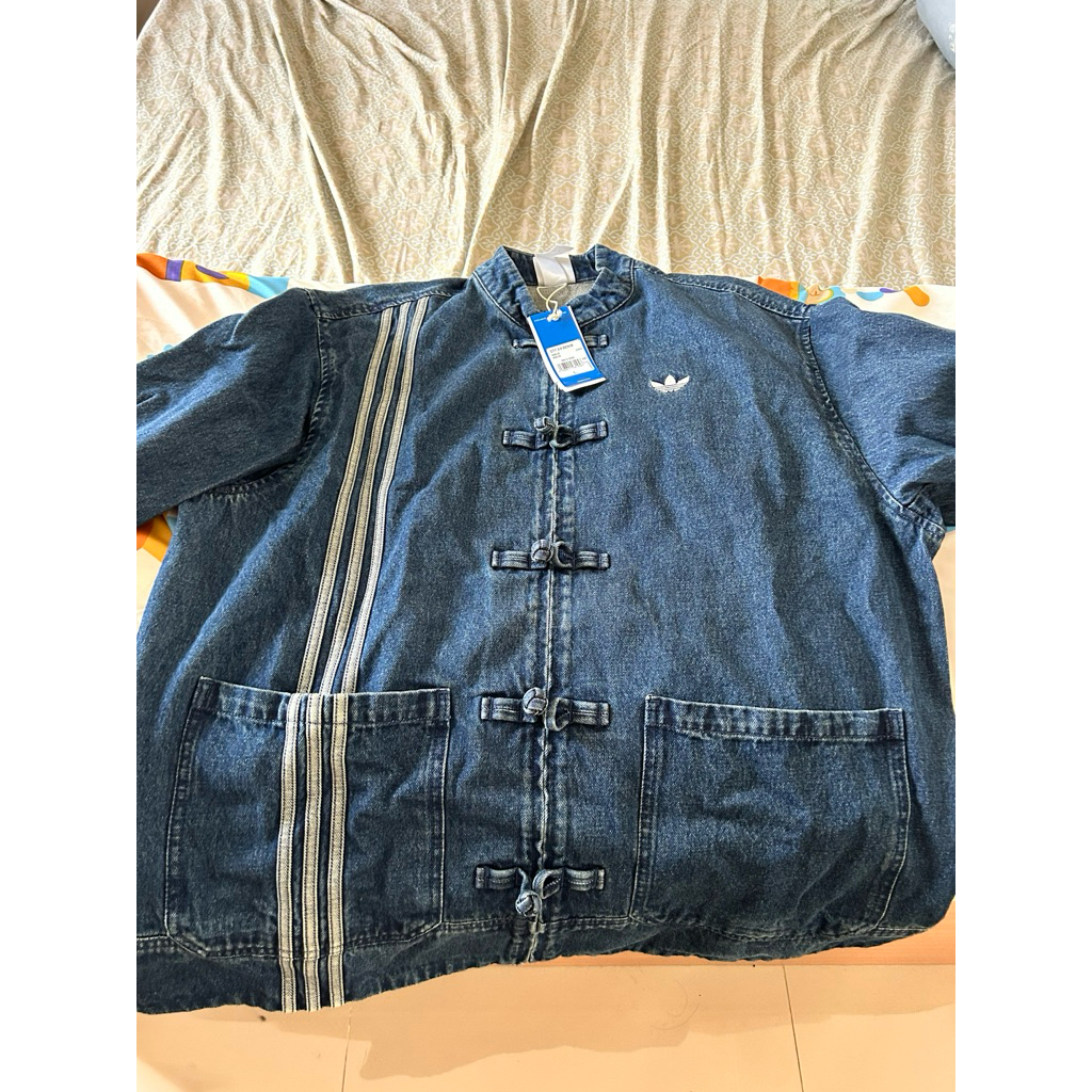 jaket Adidas CTT 3.0 Denim Biru (100% Original)