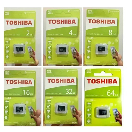 Memori Card MMC Toshiba 16GB 32GB 64GB 128GBMicro SD card Memori Hp