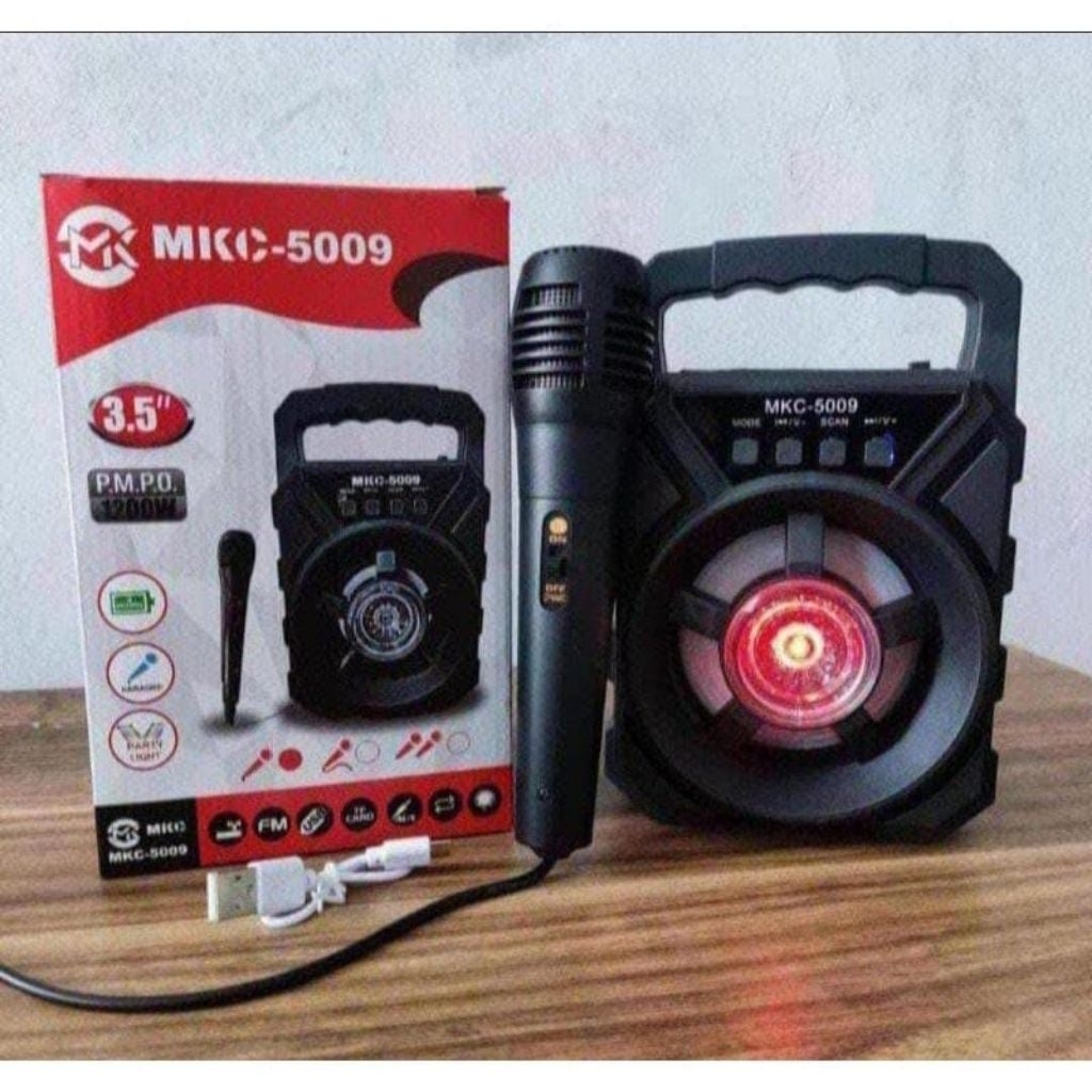 SPEAKER BLUETOOTH MKC 5009 SPEAKER KAROKE SPEAKER PORTABLE