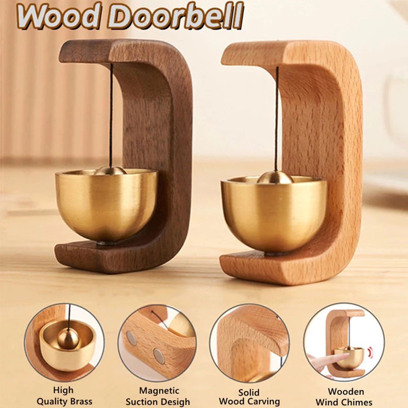 Bel Pintu Lonceng Pintu Kuningan Bel Pintu Kenari Magnetic Wind Chimes Bel /Dekorasi Pintu Buka Bel