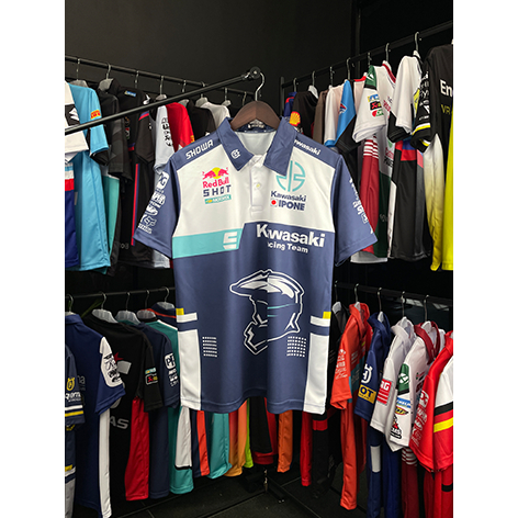 KAOS JERSEY KAWASAKI RACING TEAM PENDEK ( POLO ) - DRYFIT PREMIUM FULL PRINTING