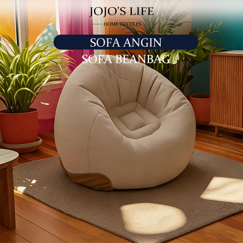 [promo] bean bag dewasa single sofa minimalis sofa millenial bean bag portabel sofa santai angin wat