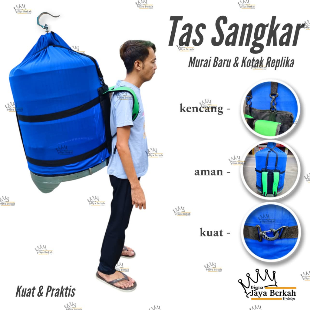 TAS SANGKAR BURUNG MURAI BATU DAN KOTAK REPLIKA BERKWALITAS