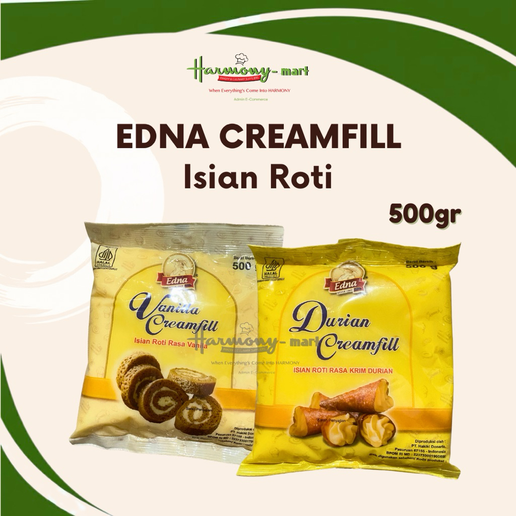 EDNA Creamfill Isian Roti / Cream Filling - 500gr