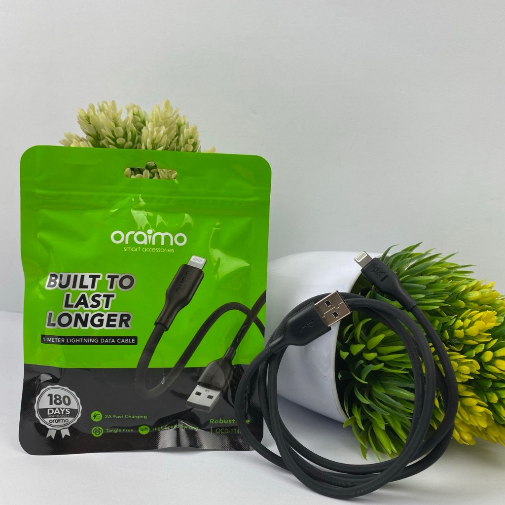KABEL CHARGER ORAIMO USB TO LIGHTNING FOR IPHONE OCD-114L