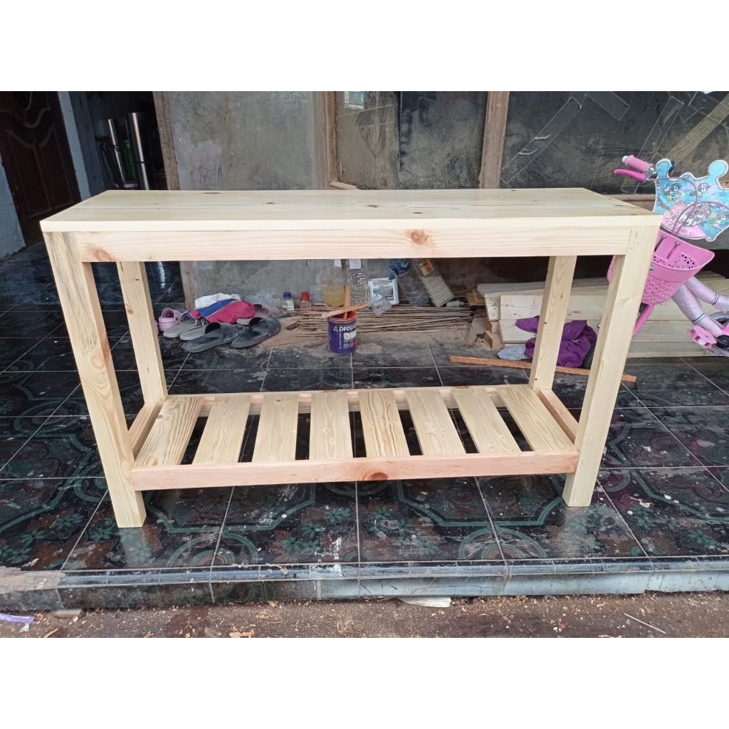 meja aquarium minimalis