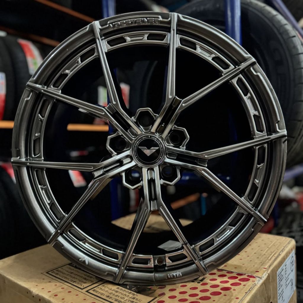 velg bmw ring 18 vorsteiner flow forming pcd 5x120 lebar 8 - 9 velg racing mobil bmw e46 ring 18 pcd