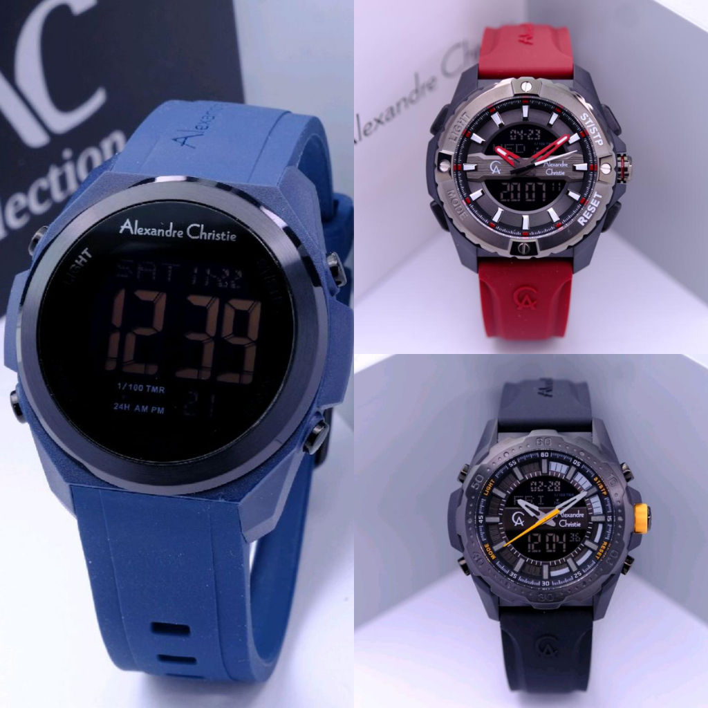 Jam Tangan Alexandre Christie Pria AC 9370 AC9370 AC 9404 AC9367 AC 9364 AC 9388 AC 9501 AC 9502 AC 