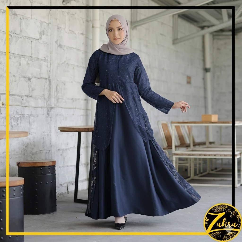 BATIK COUPLE ZAHRA SANAYA BATIK KEBAYA BRUKAT TUNIK KONDANGAN SARIMBIT KELUARGA GAMIS BROKAT MIX KAT