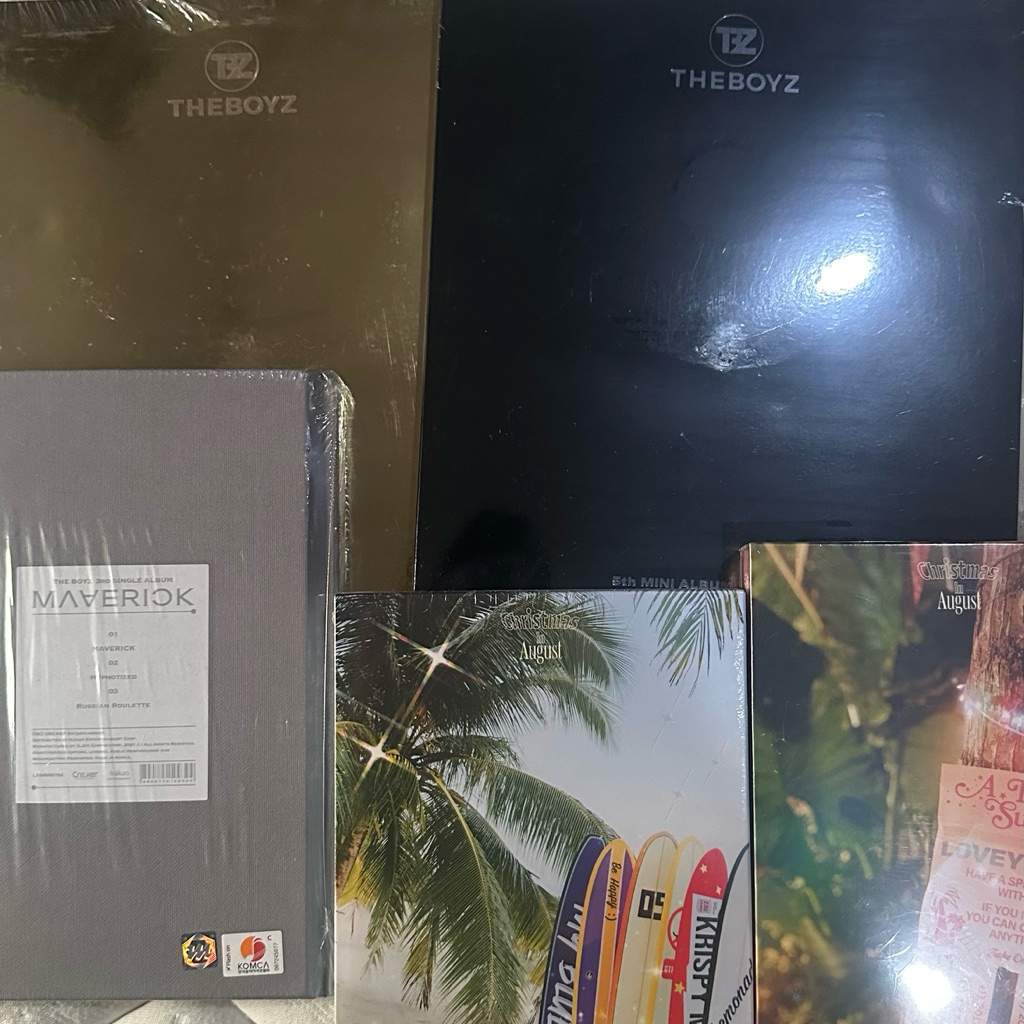 ready stock sealed album the boyz phantasy, the stealer, maverick