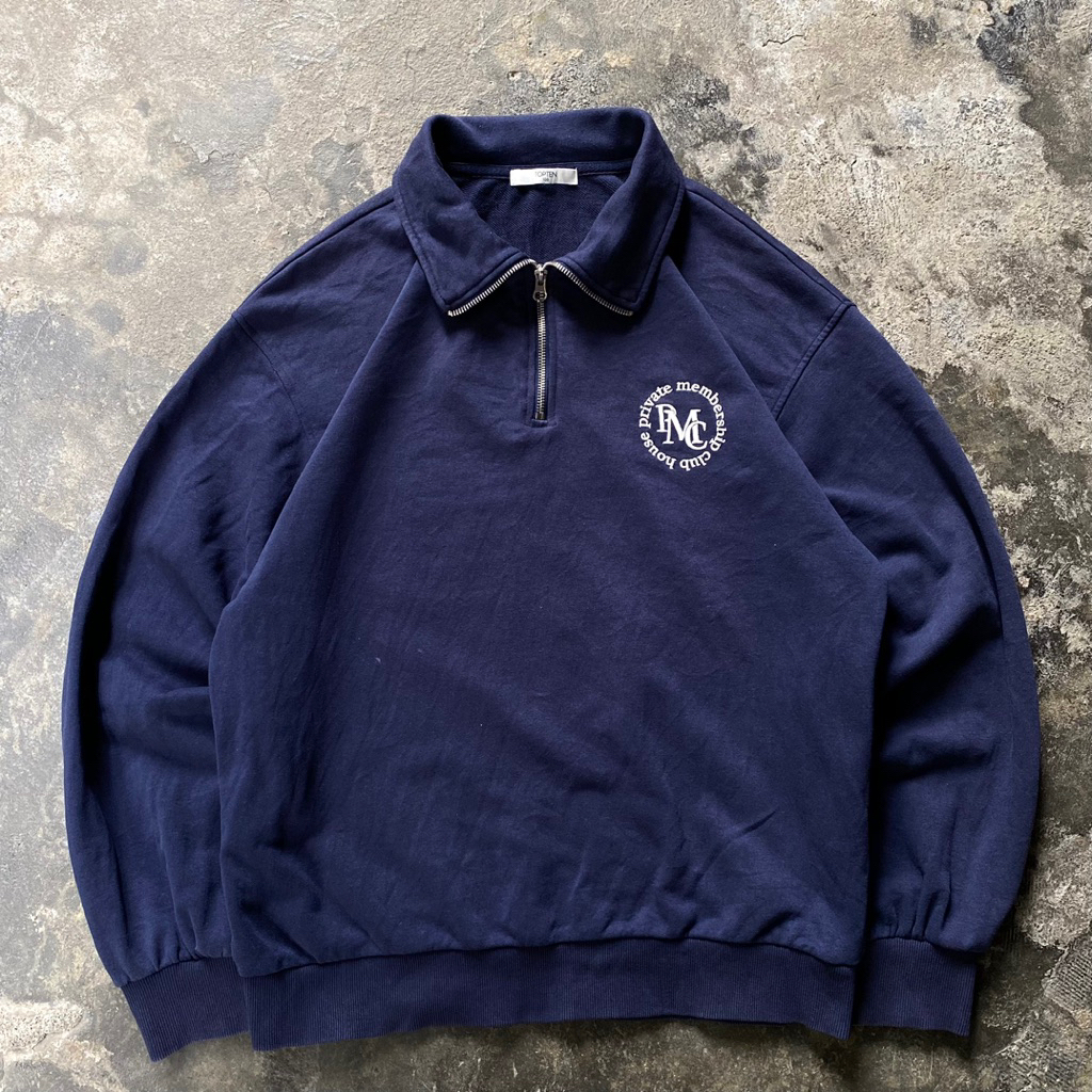 Topten Half Zip Sweatshirt scnd prlvd original Sweatshirt navy pria