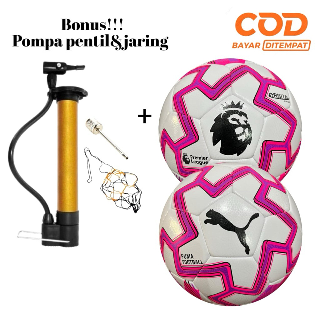 BOLA SEPAK PREMIER LEAGUE ORBITA PMA FOOTBALL SIZE 5/GRATIS POMPA PENTIL&JARING