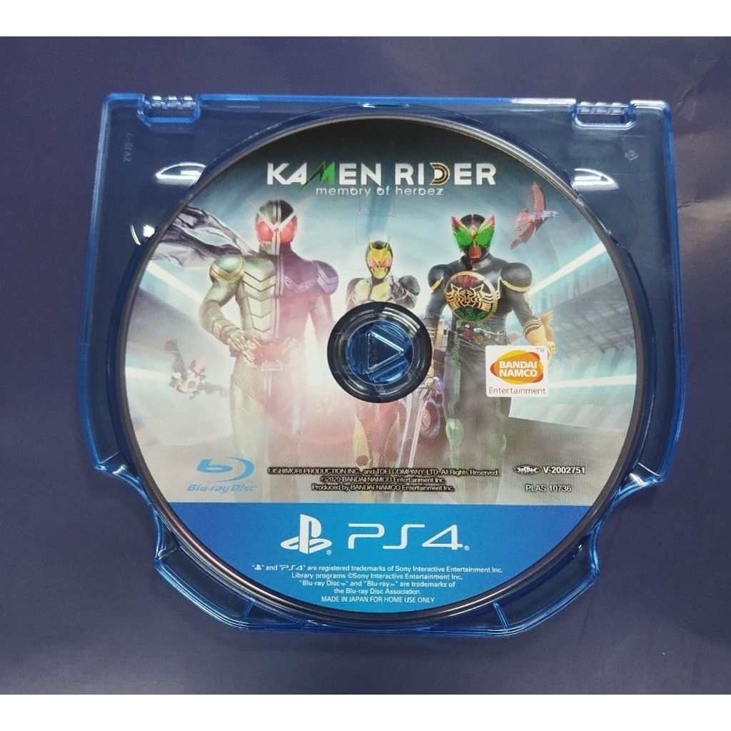 PS4 Kamen Rider: Memory of Heroez (R3/English/Preloved)