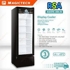 SHOWCASE RSA SECOND AGATE 300 R DISPLAY COOLER LEMARI PENDINGIN MINUMAN 5 RAK ORIGINAL