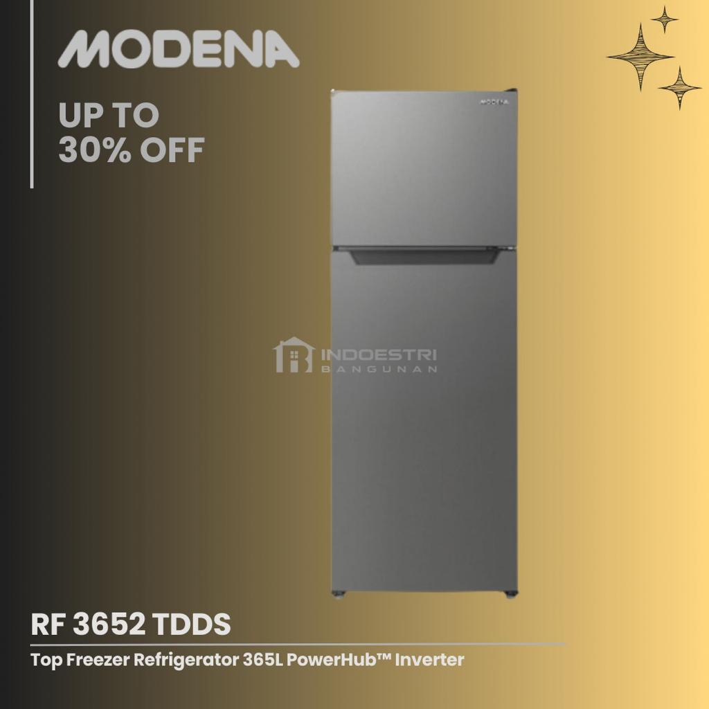 Kulkas Modena RF 3652 TDDS / Modena Kulkas 2 Pintu Freezer Atas / Modena Refrigerator