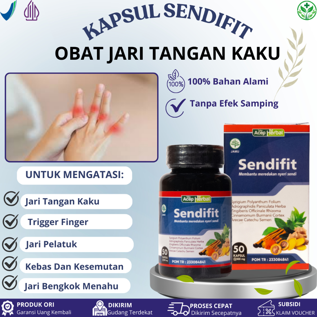 Sendifit Untuk Jari Tangan Kaku, Nyeri Susah Di Tekuk, jari kaku sulit di gerakkan, jari tangan ngil
