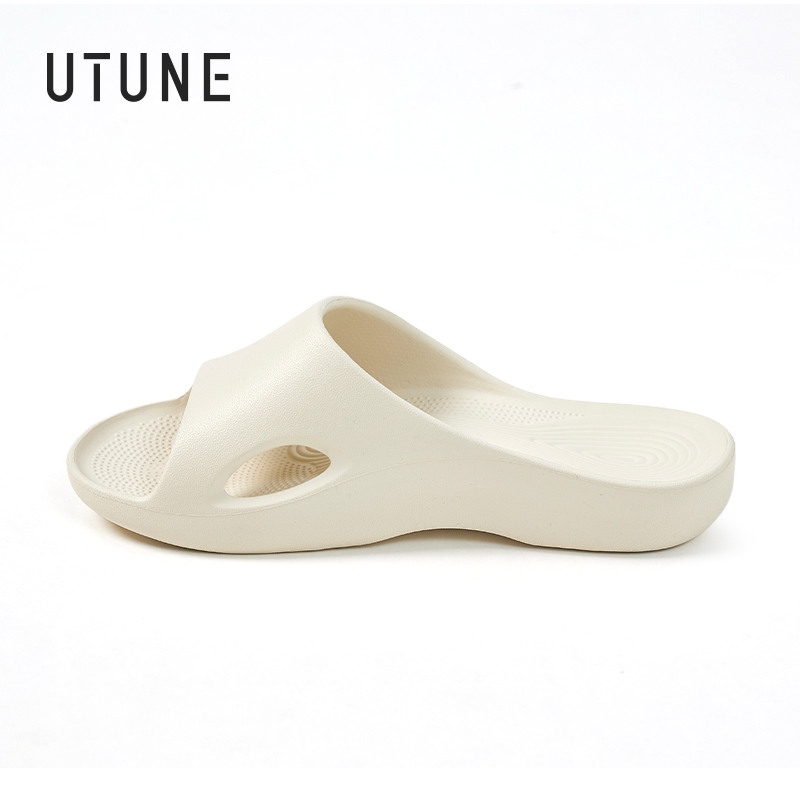 UTUNE Sandal Dalam Ruangan Penopang Lengkungan Kaki untuk Wanita dan Pria, Sandal Rumah Kamar Mandi 