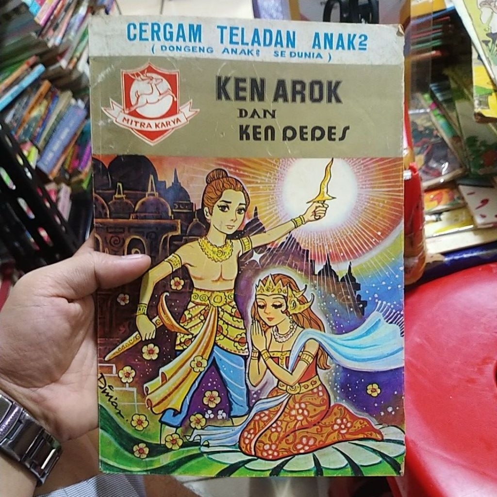 buku komik lawas Ken Arok dan Ken Dedes original