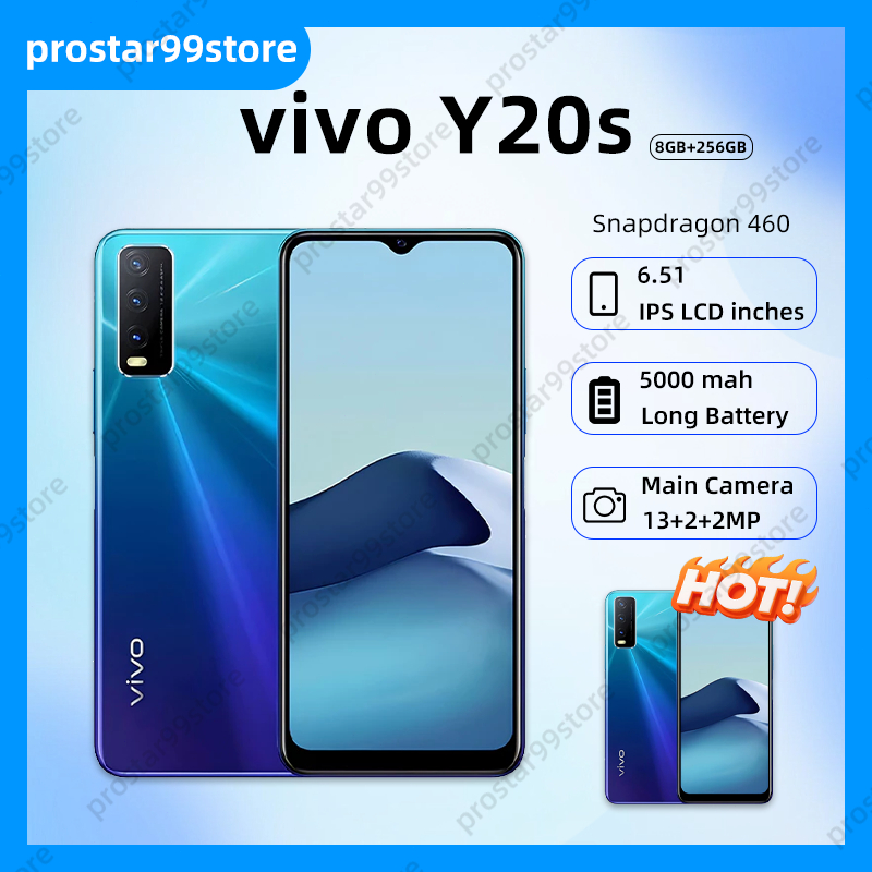 SMARTPHONE VIVO Y20S  RAM 8/256GB  GARANSI 12 BULAN