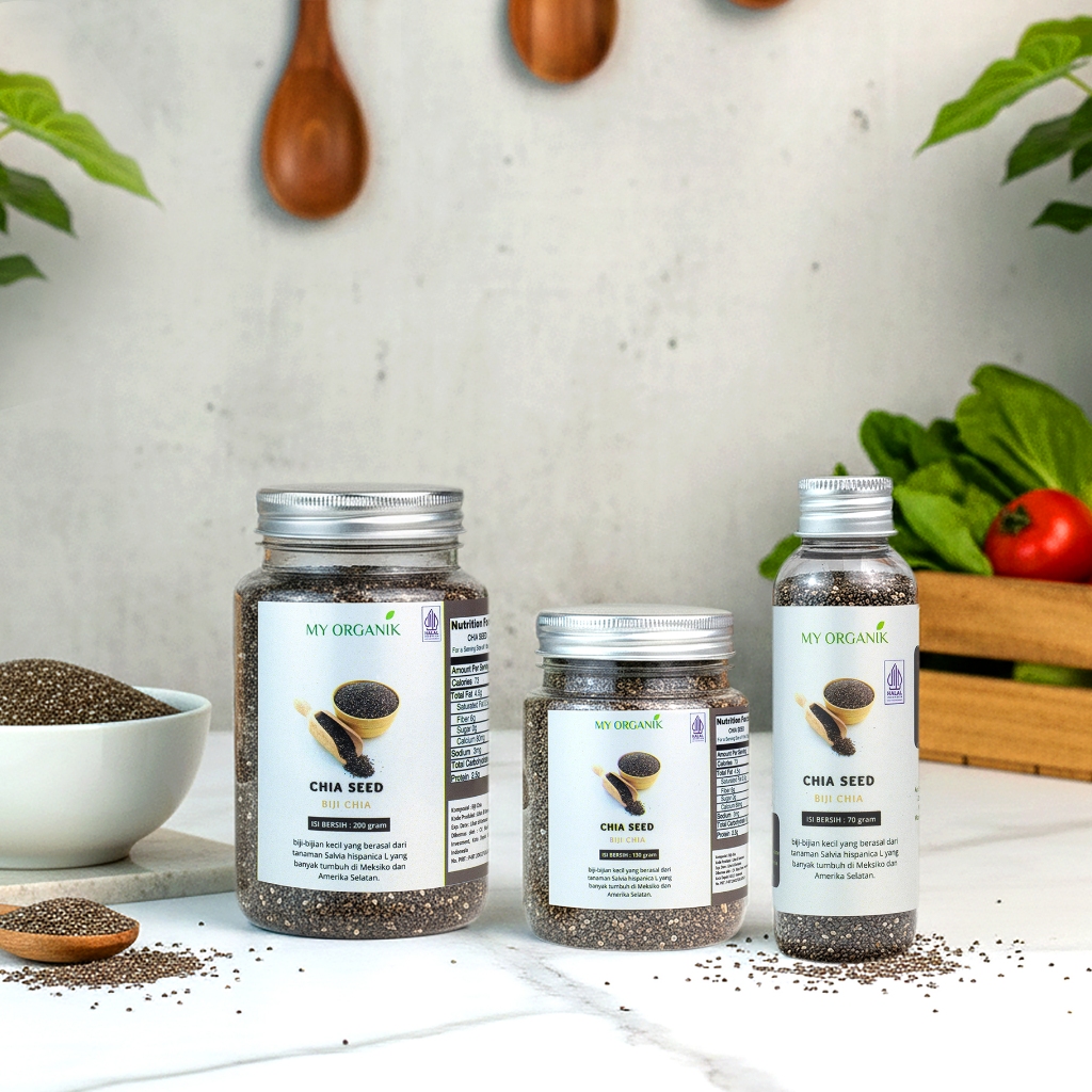 My Organik Chiaseeds Chia Seed Organic Untuk Diet Premium Biji Chia Seed Original