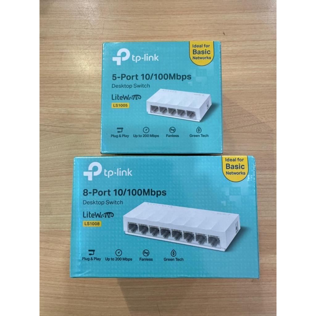 TP-Link 5-Port  LS1005  TP-Link 8-Port LS1008