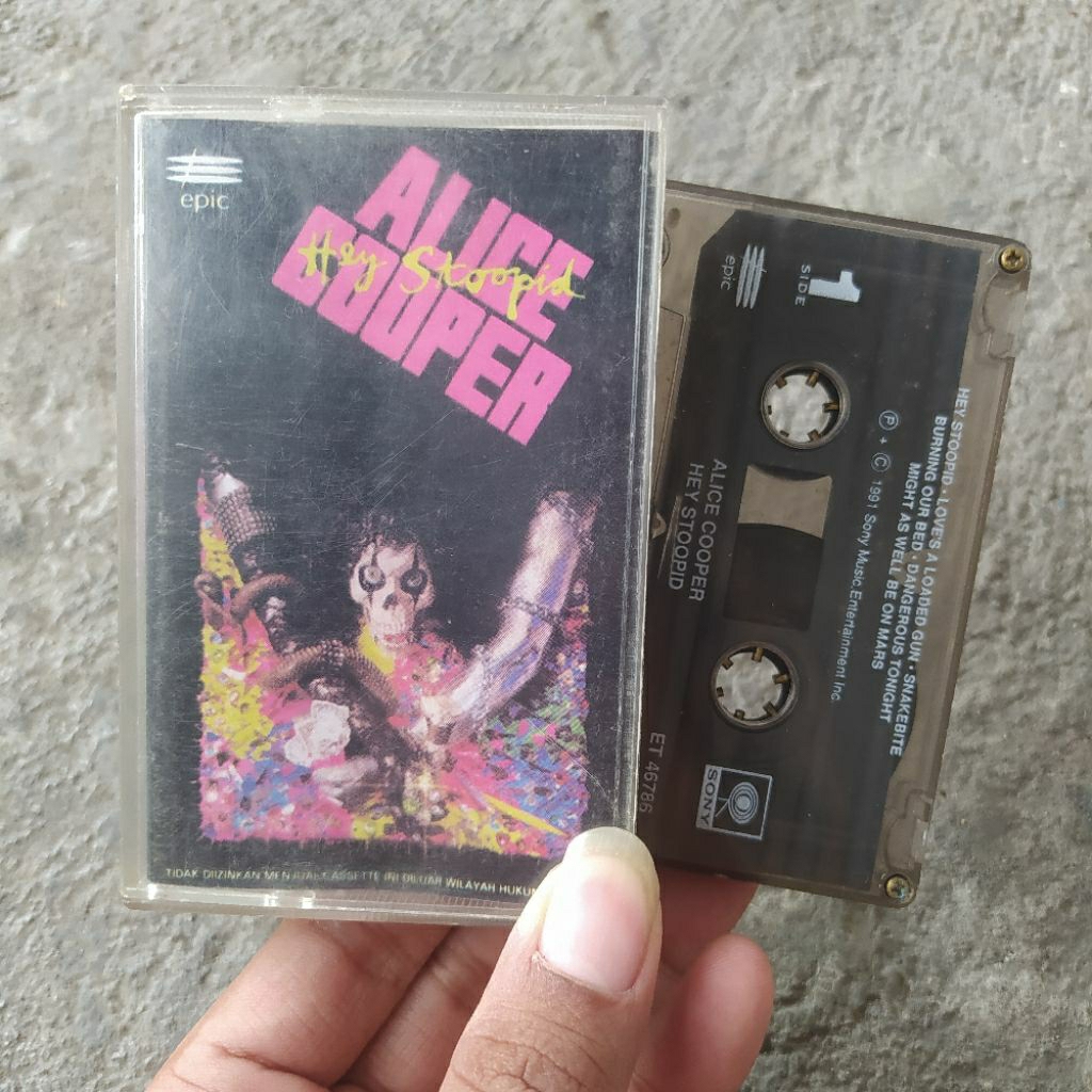 Kaset Pita Alice Cooper - Hey Stoopid