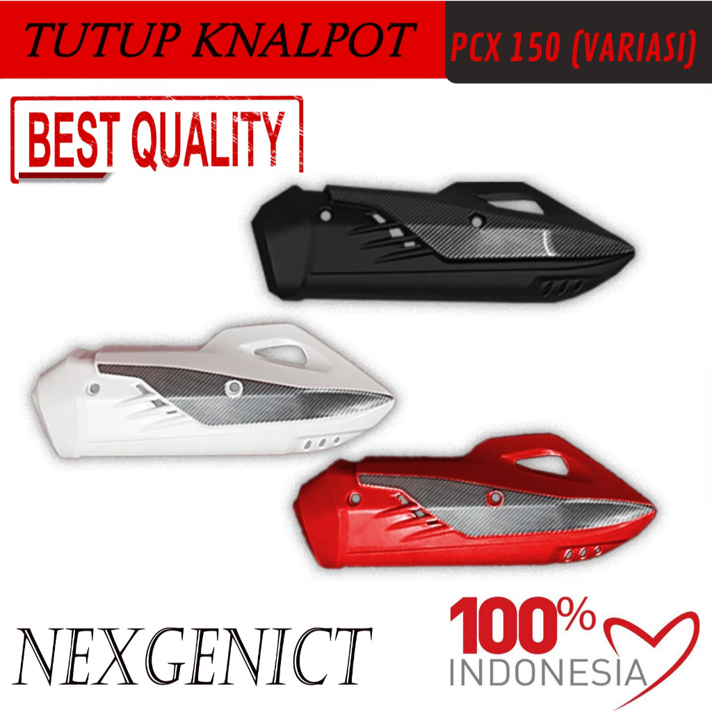 Tutup Knalpot Cover Knalpot Tameng Knalpot PCX 150 (VARIASI)
