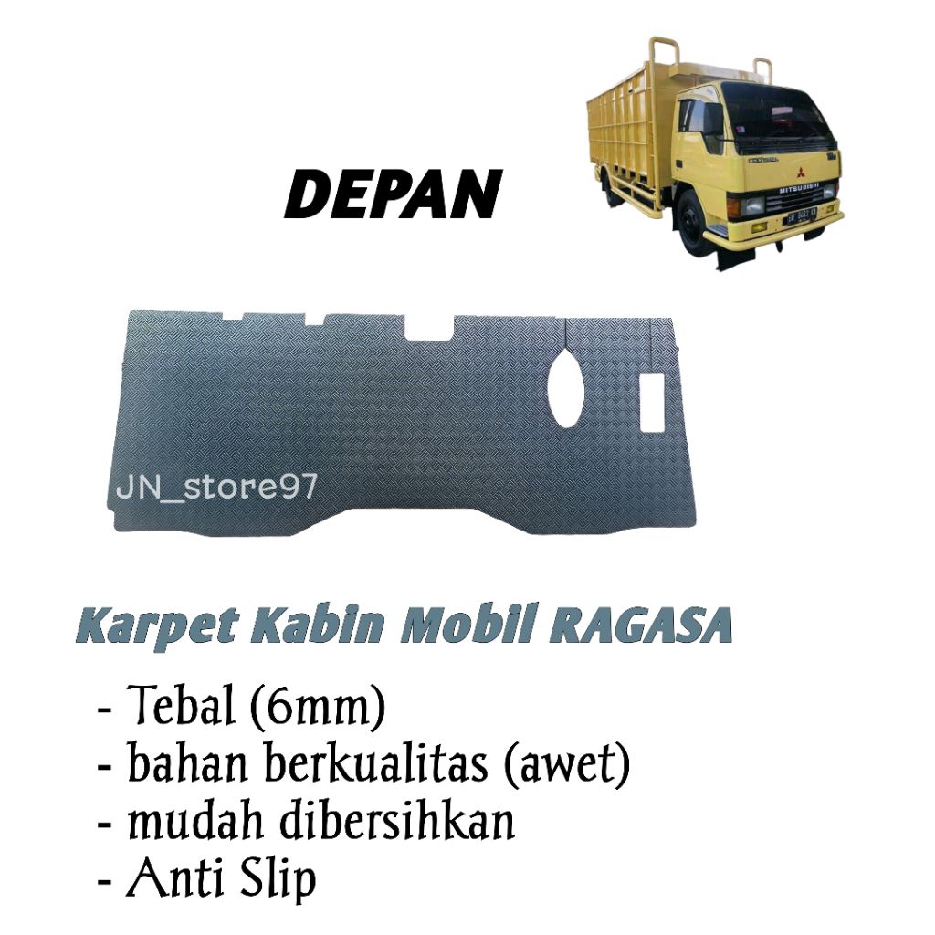 karpet kabin mobil ragasa / colt diesel / alas kabin