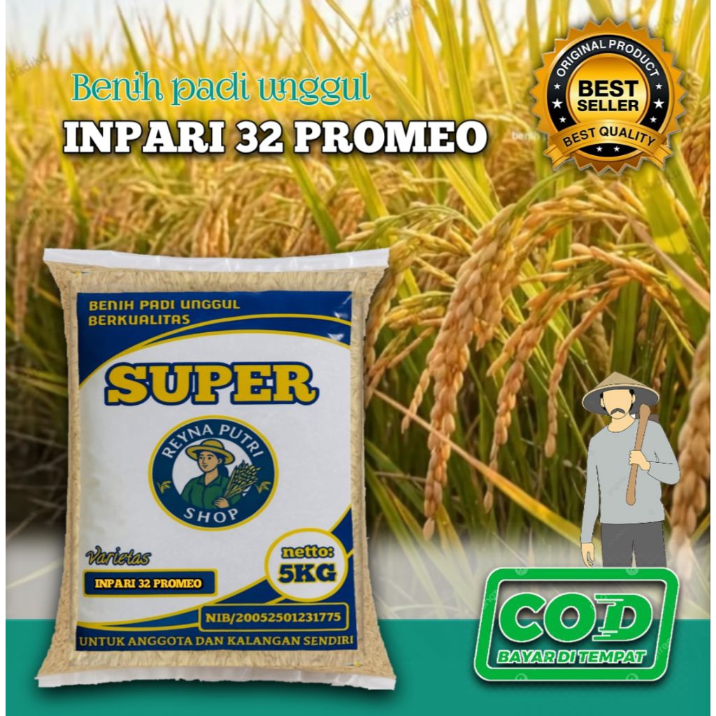 Benih padi inpari 32 promeo kemasan 5kg