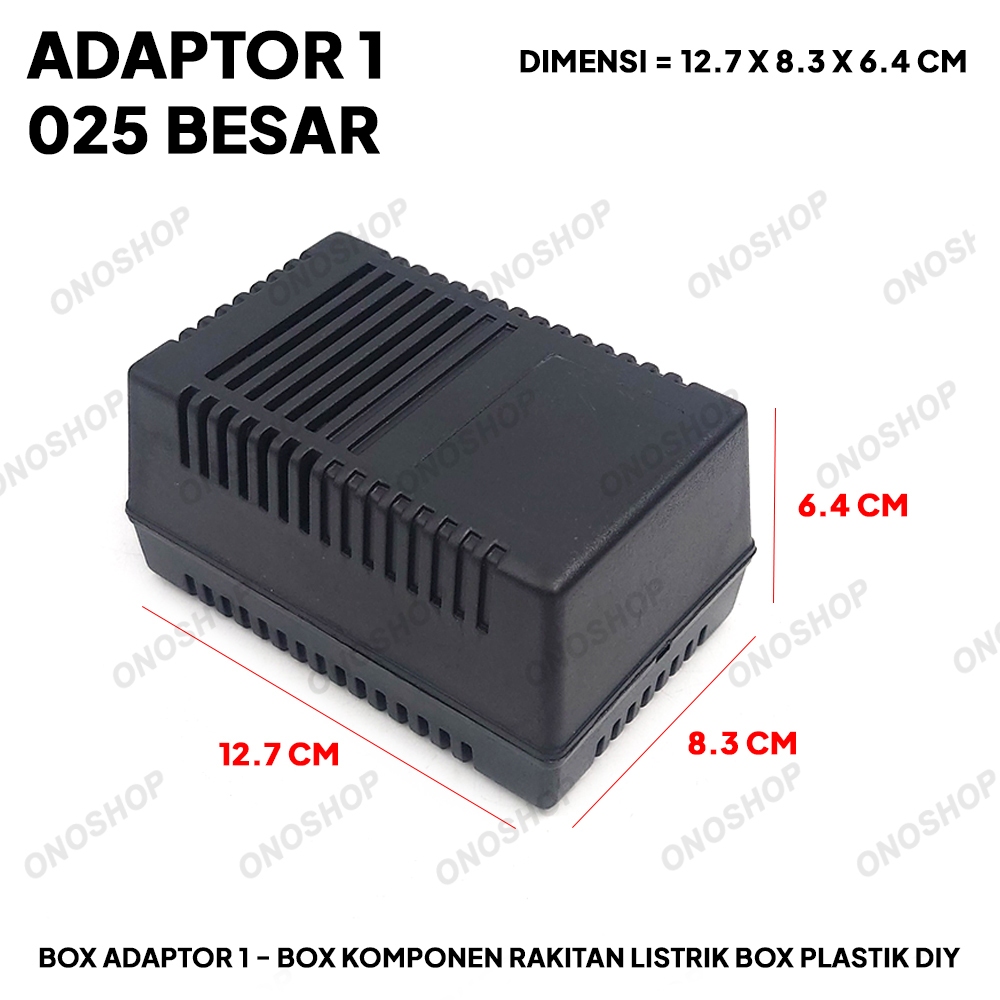 Box Adaptor 1 - 025 Besar - Box Komponen Rakitan Listrik Box Plastik DIY
