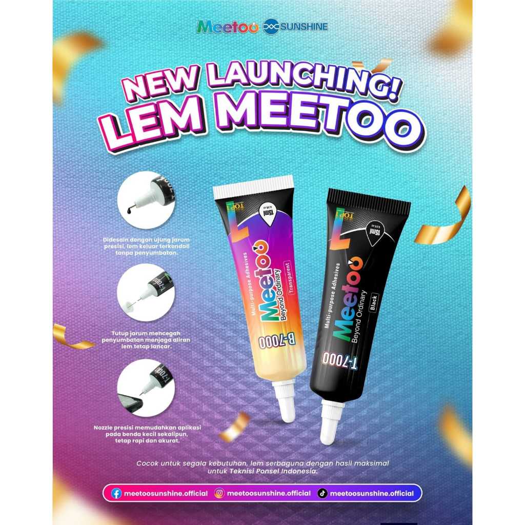 LEM LCD HP MEETOO B700/T700 BENING/HITAM