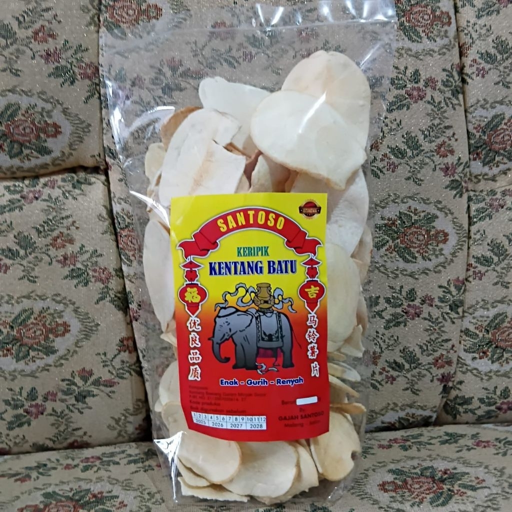 KERIPIK KENTANG SANTOSO KW 2 ASLI BATU