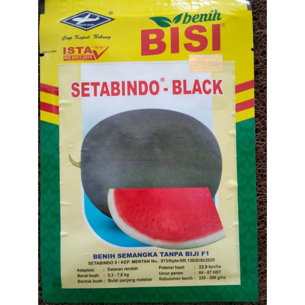 Benih Semangka Setabindo Black 20 gr Exp. 26/03/27