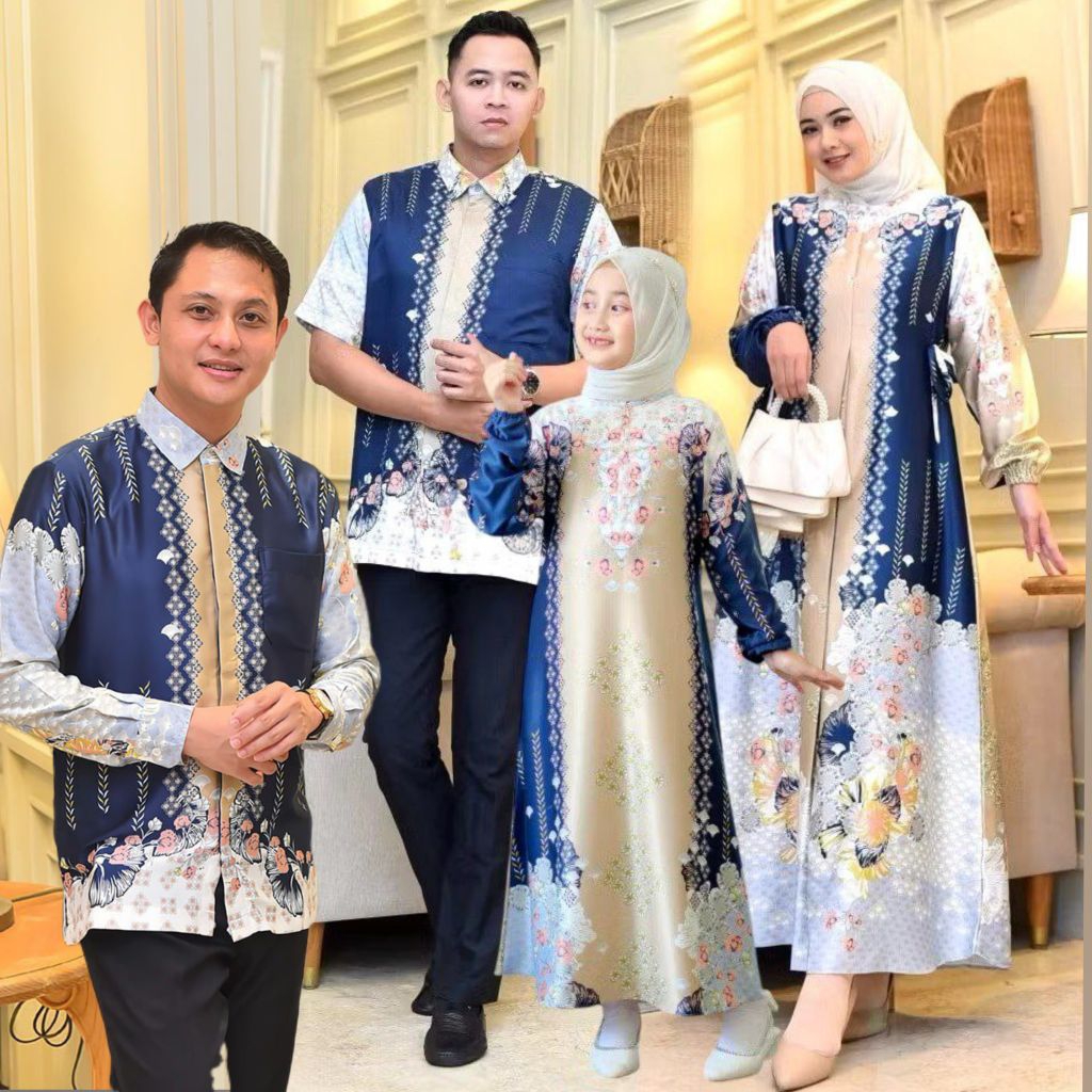 REAL PICT MAXY DRESS SILK PREMIUM AYAH IBU ANAK COUPLE SARIMBIT GAMIS OUTFIT LEBARAN KONDANGAN PESTA