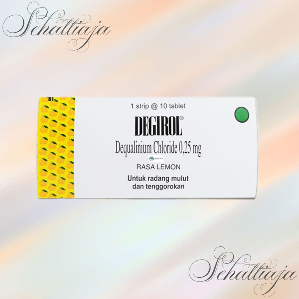Degirol Obat Sakit Tenggorokan Sariawan dan Radang