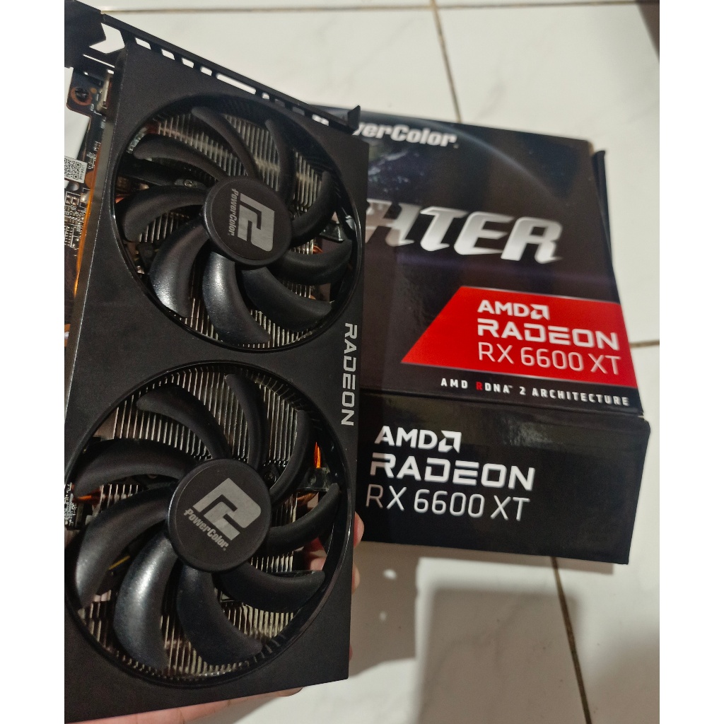 RX 6600 XT / 6600XT Bekas - Power Color Fighter