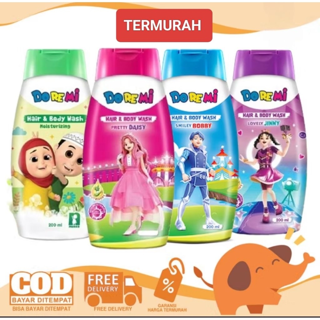 [PROMO] DOREMI HAIR & BODY WASH 100ML |ALL VARIANT