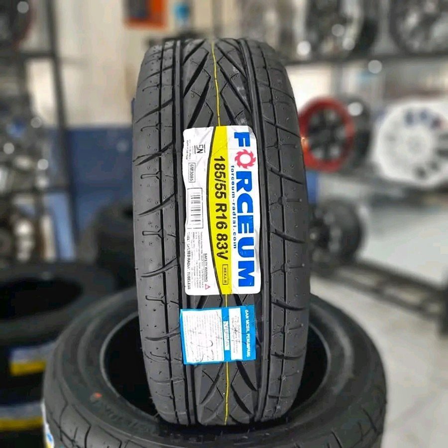 BAN MOBIL TUBLES RING 16 FORCEUM 185 55 R16 HEXA BAN MURAH AWET BUKAN DUNLOP GRATIS PASANG DI TOKO