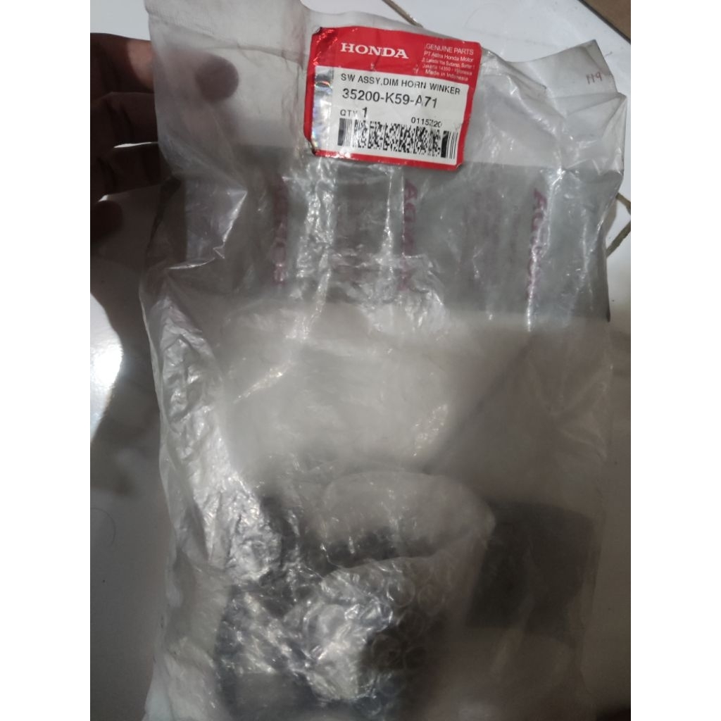 Saklar kiri vario 125 original segel 35200k59a71