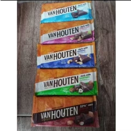 Cokelat Van Houten Be bold more cocoa 140g