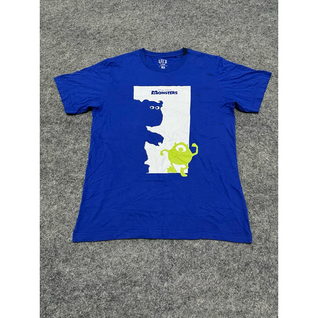 kaos pria uniqlo x disney pixar original preloved