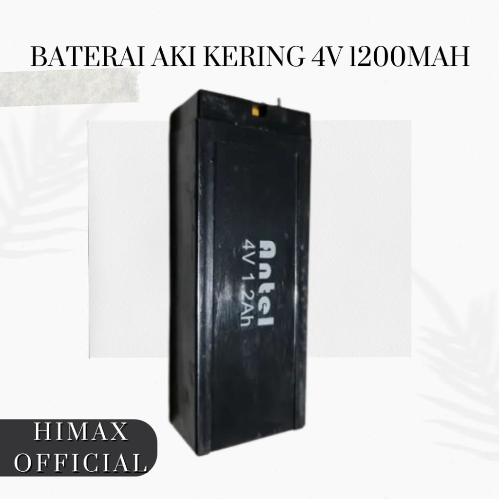 Baterai Aki Kering 4V 1200mAh 1500mAh | Battery Rechargeable Lampu Emergency Senter Timbangan Buah |