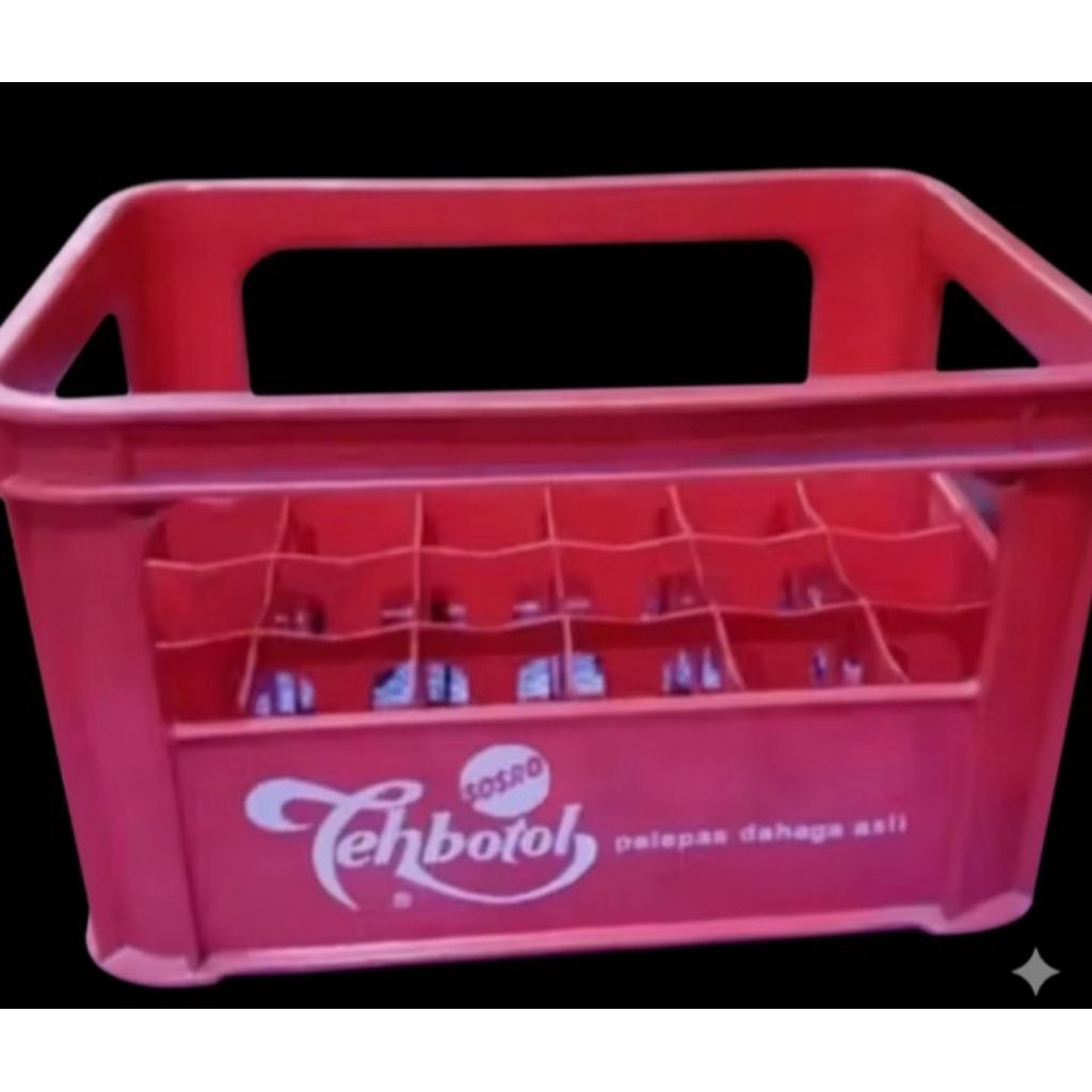 krat bekas teh botol sosro